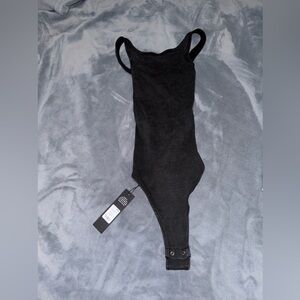 Brand New Fashion Nova Black Body Suit Size Small